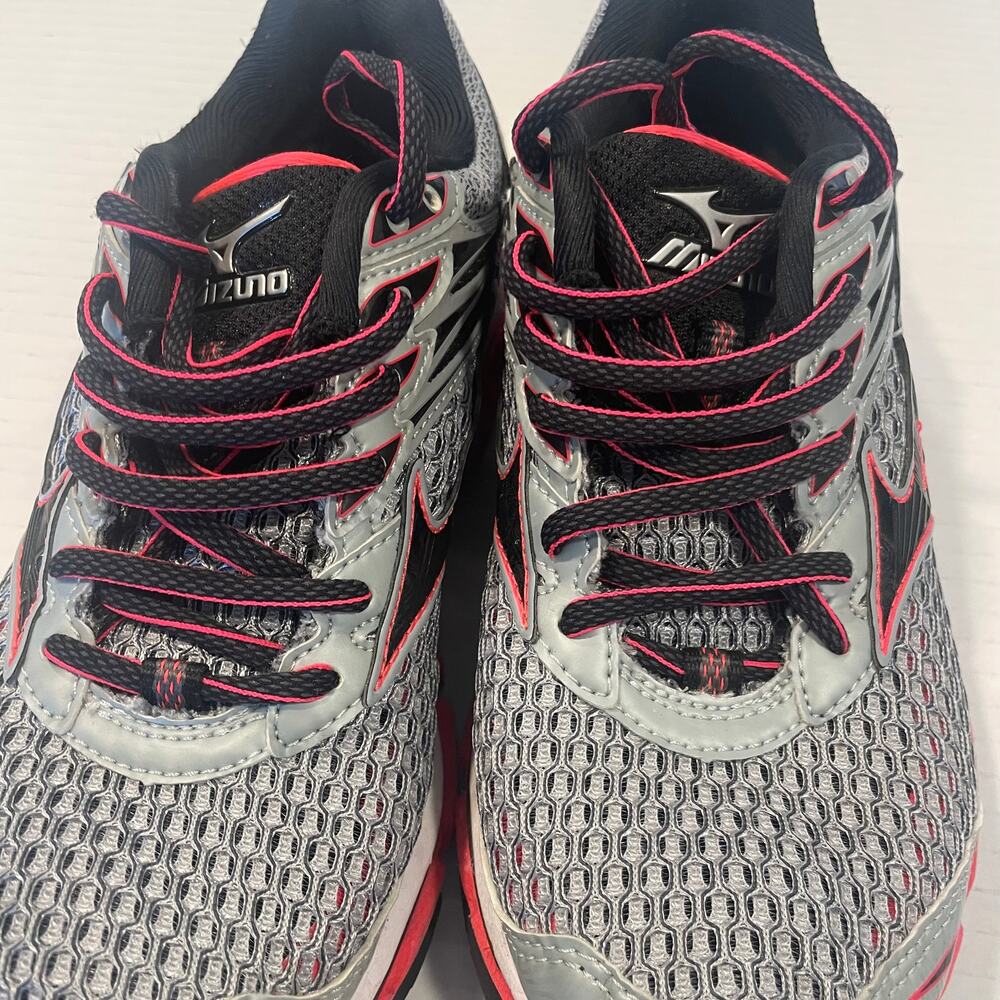 Mizuno Women's Wave Enigma 6W gray  pink running shoes athletic sneakers gym - Picture 8 of 15